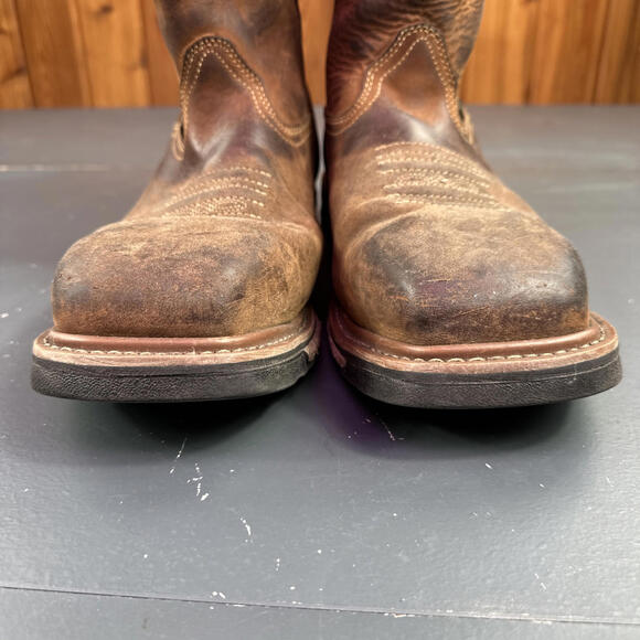 Dan Post Boots Journeyman Waterproof Comp Toe Work Men's Brown size 11 D - Picture 3 of 10